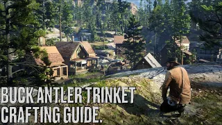 Red Dead Redemption II. Buck Antler Trinket Crafting Guide.