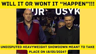 Will it or Wont it "Happen"  | Tyson Fury vs Oleksandr Usyk | Pre-Fight Thoughts 🥊🎙🥊🎙