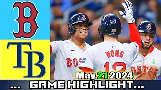 Red Sox vs Tampa Bay Rays (05/21/24) GAME Highlights Today | MLB Season 2024