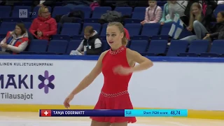 Tanja Odermatt. Finlandia trophy 2019, FS