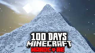 I Survived 100 Days on a HORROR MOUNTAIN in Hardcore Minecraft