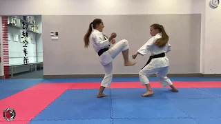 Karate - Egzamin 5 kyu (pas pierwszy niebieski)