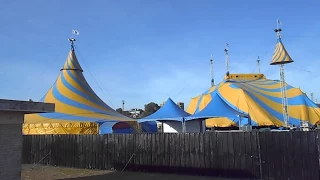 Cirque du Soleil #Amaluna Paraguay 2017 - Levantamiento carpa 1