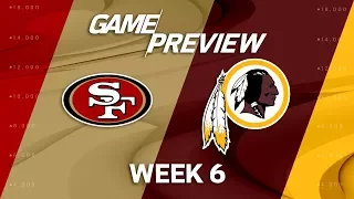 San Francisco 49ers vs. Washington Redskins | Week 6 Game Preview | Move the Sticks