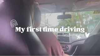 MY FIRST TIME DRIVING - automatic