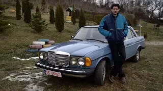 Mercedes W123 "COBRA" din 1983. Cand nu se faceau masini biodegradabile