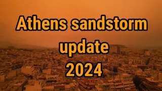 Athens sandstorm update 2024! Greece skies turn orange due dust storm from Africa
