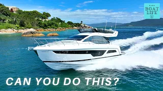 Test - Schaefer 450 - Good for your first flybridge yacht? Speed & Range Fuel Flow