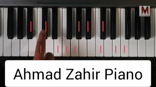 Ahmad Zahir -  Asheq Royat Man - Afghan Piano Tutorial آموزش پیانو