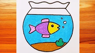 Fishbowl Drawing Easy for Beginners