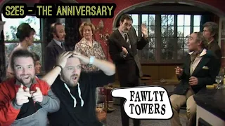 MISSED OPPORTUNITIES?! Americans React To "Fawlty Towers - S2E5 - The Anniversary"