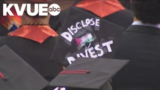 UT graduation stays peaceful amid war protests