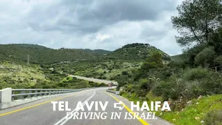 Tel Aviv ➪ Haifa Driving in Israel 2024