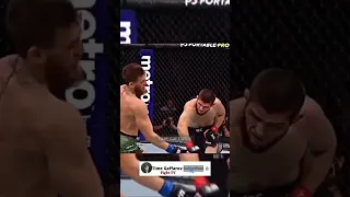 Overhand Punch Habib Nurmagomedov vs Conor Mcgregor