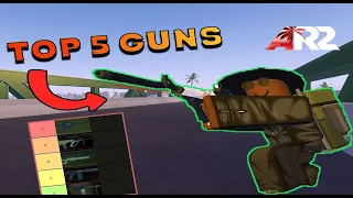 TOP 5 GUNS in Apocalypse Rising 2! - Roblox