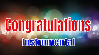 Congratulations Instrumental Status | Cliff Richard congratulations and celebrations| Joyson Miranda