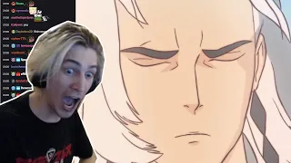 XQC Reacts League of Legends Animated trailer - The Path, An Ionian Myth