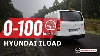 2019 Hyundai iLoad 0-100km/h & engine sound (wet vs dry)