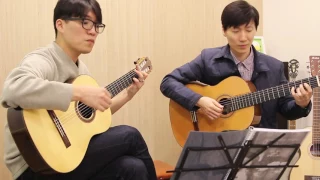 [GuitarMusic SJ]13 Jours En France (하얀 연인들) - Francis Lai /Played by 이승진 김배훈 (Classic Guitar Duo)