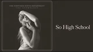 【1 Hour】Taylor Swift - So High School (Instrumental)