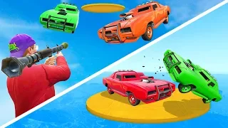 RPG vs Cars + Sumo Derby = EPIC BATTLE! - GTA 5 Funny Moments