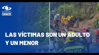 Tragedia en Pereira: deslizamiento cayó sobre dos casas y al menos dos personas murieron