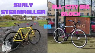 Tracklovlog 3 - Surly Steamroller or All-CIty Big Block for Tracklocross