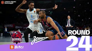 Zenit gets big road win! | Round 24, Highlights | Turkish Airlines EuroLeague