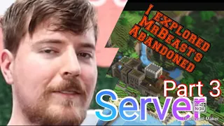 I explored @MrBeast ´s abandoned Minecraft Server  #trending #trends