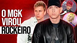 Como EMINEM DESTRUIU a CARREIRA do MACHINE GUN KELLY? (No rap)