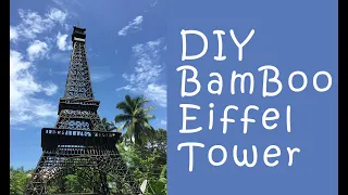 Making of Eiffel Tower with Bamboo Sticks | DIY BamBoo Eiffel