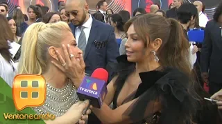 Yuri estaba en la alfombra roja del Latin Grammy cuando ¡Thalía corrió a abrazarla!