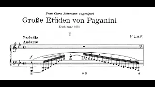 Franz Liszt - S.141, Grandes études de Paganini (Filipec)