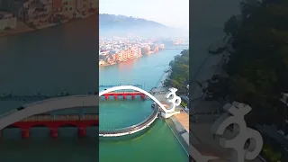 Om 🕉 Bridge Haridwar #shorts #shortvideo #viral #haridwar #harkipauri #uttarakhand