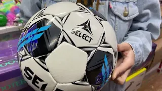 Видео обзор футбольного мяча Select. Прошитый футбольный мяч.