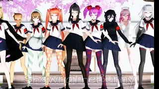 .:MMDxYandereSim:.MoneyMoneyGreenGreen #yanderesimulator #mmd #fyp