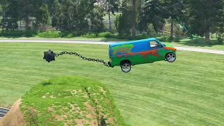 Cars VS Bulge VS Wreckingballs - BeamNG Drive