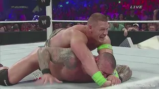 BATTLEGROUND Kane vs Randy  Orton  vs John Cena vs Roman Reigns Highilghts HD