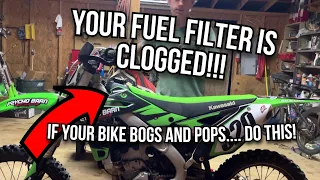 Cheap and Easy Fix For a Bogging Dirtbike (Four Stroke)