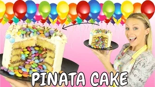 ♡• UN GÂTEAU SURPRISE | RECETTE  PINATA CAKE •♡