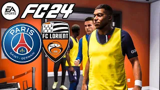 EA FC 24 PSG vs Lorient | Ligue 1 | Difficulté Ultime