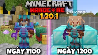 Mình Sinh Tồn 1200 Ngày Trong Minecraft 1.20 Siêu Khó !!