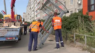 В Йошкар-Оле обновили остановочные павильоны