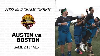 Boston Forge vs. Austin Outlaws Game 2 | MLQ Championship 2022 Finals