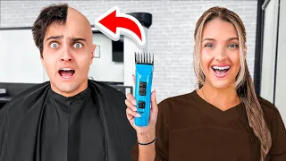 I Let Her SHAVE MY HEAD! (not a prank)