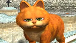 Garfield 2: A Tail of Two Kitties All Cutscenes | Full Game Movie (PS2, PC)