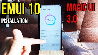EMUI 10 installation on Honor 20 | EMUI 10 Magic UI 3.0 | Android 10 installation | Tutorial 🔥