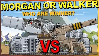 "Iron Morgan against Walking Monster" Cartoons about tanks