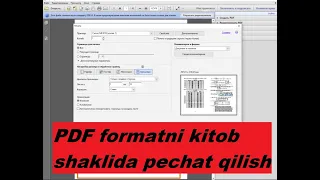 PDF formatni kitob shaklida pechat qilish