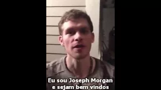 Joseph Morgan ensinando Candice Accola a fala com Sotaque Britânico (Legendado)